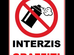 Placuta graffiti interzis